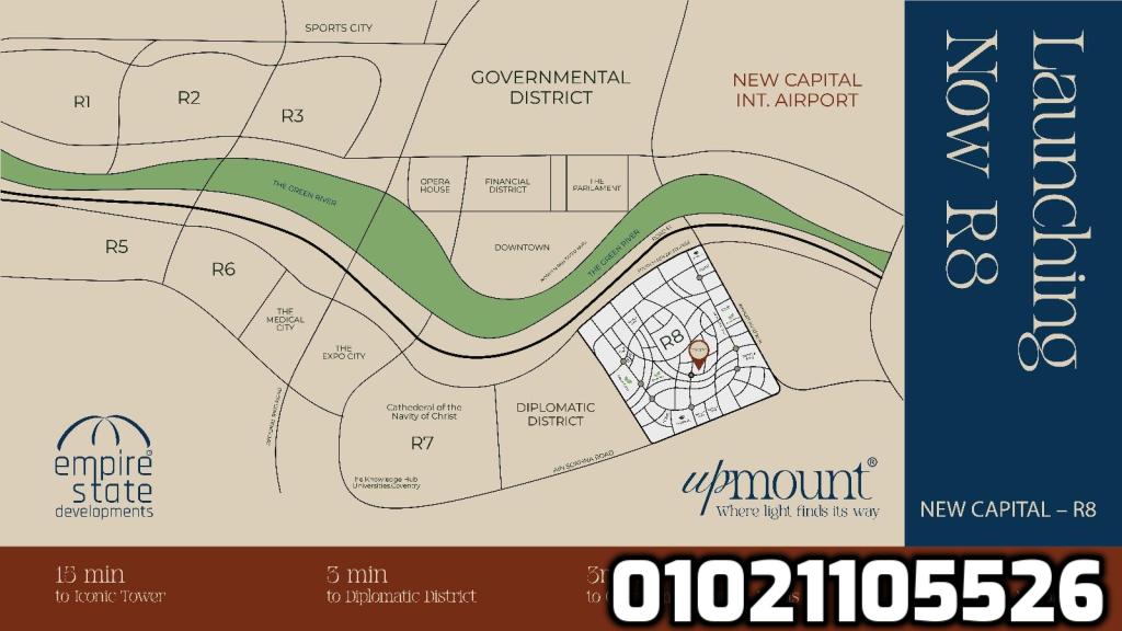 كمبوند اب ماونت العاصمة الادارية Upmount Compound R8